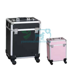 Caja de herramientas con ruedas medianas usadas para hospitales de animales YSTK-607