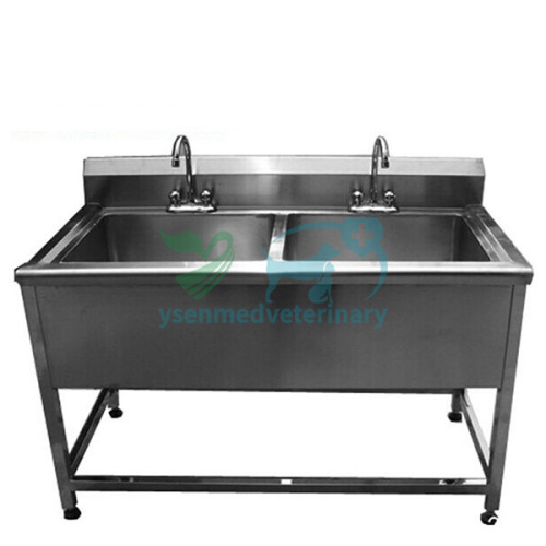 Venterinary pet double cleaning pool bath tub YSVET-QX9102