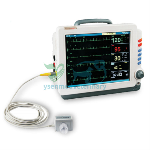 Animal Monitor Vital Signs Portable Vet Patient Monitor YSPM80V