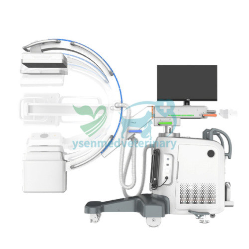 YSENMED Veterinary 5kW Mobile Digital C-arm X-ray System