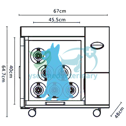 Veterinary Medical Veterinary Dry Cabinet Pet Grooming Equipment Hair Drying Cabinet YSVET-GZ-U4