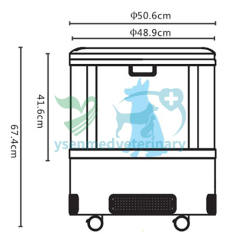 Veterinary Medical Veterinary Dry Cabinet Pet Grooming Equipment Hair Drying Cabinet YSVET-GZ-K6