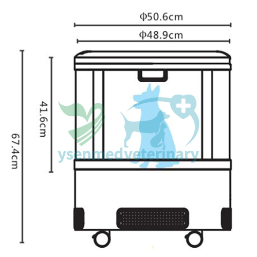Veterinary Medical Veterinary Dry Cabinet Pet Grooming Equipment Hair Drying Cabinet YSVET-GZ-K6