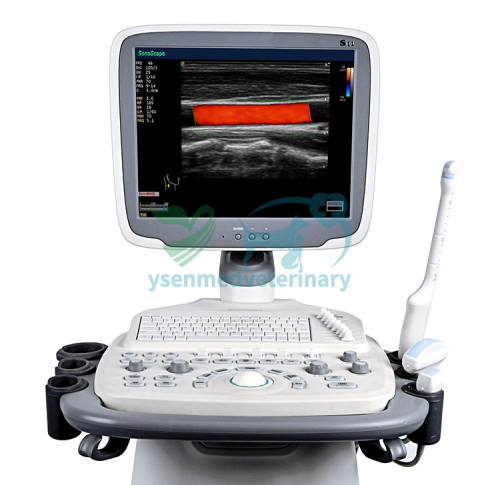 Sonoscape S11V Trolley Mobile Ultrasound Sonoscape 4D Veterinary Color Doppler Ultrasound