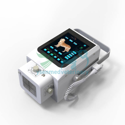 YSX080-B Vet DR 8KW unidad de rayos X digital móvil con detector de panel plano