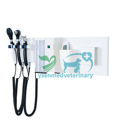 Estación de diagnóstico veterinario de otorrinolaringología de montaje en pared YSENT-ZCA5VET
