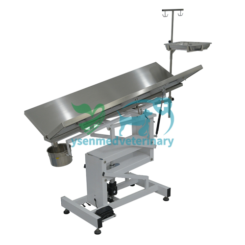 Electric hydraulic V-shaped pet surgical table YSVET-OT06