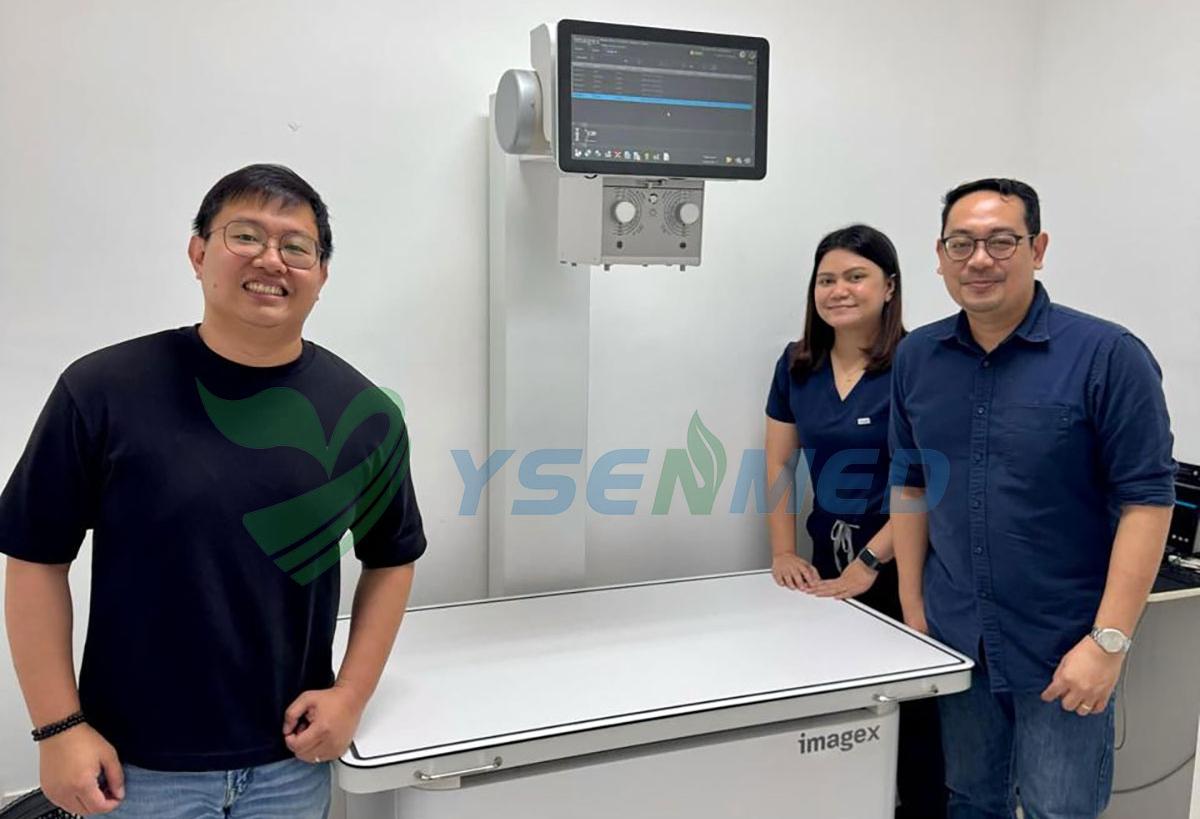 Good feedbacks from a Philippinese vet on YSDR-VET320 veterinary DR system