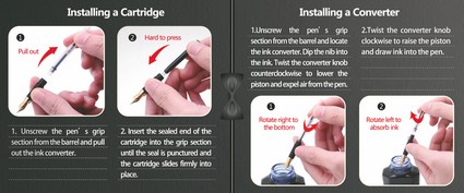 How to Fill a Fountain Pen? 5 Steps to Refill Ink – YSTUDIO