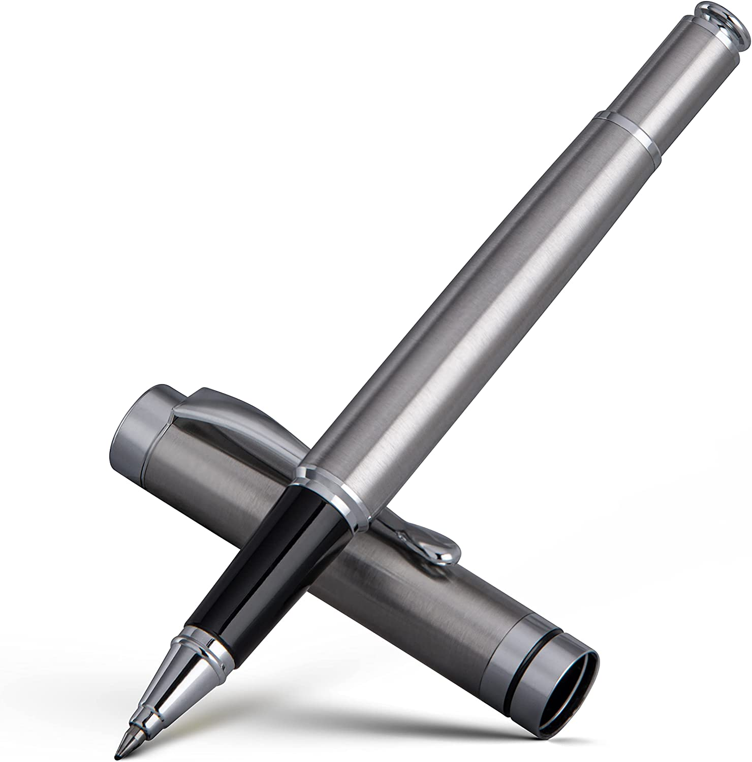 Parker Jotter Stainless Steel Chrome Trim Ballpoint & Fountain Pen