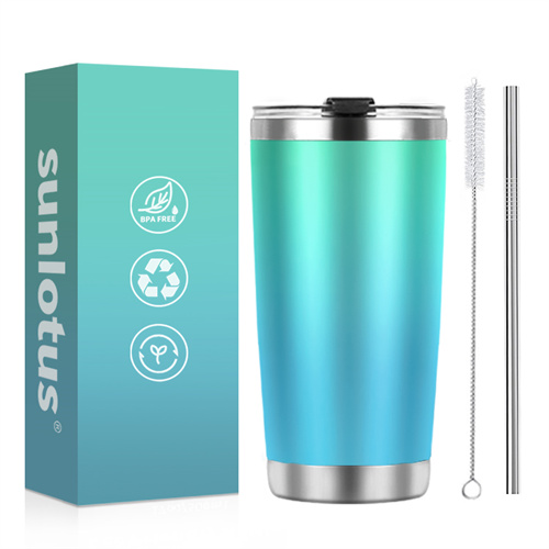 Sunlotus 40 oz Stainless Steel Travel Coffee Insulated Large Camp Mug