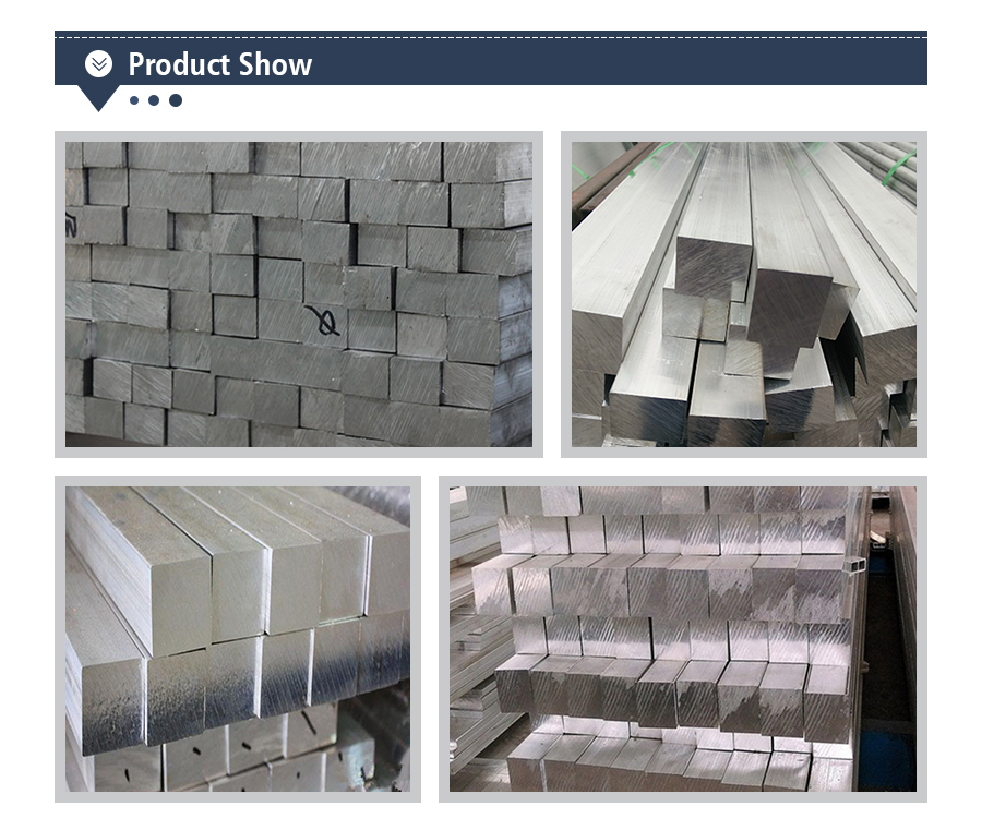 Aluminum square bar factory