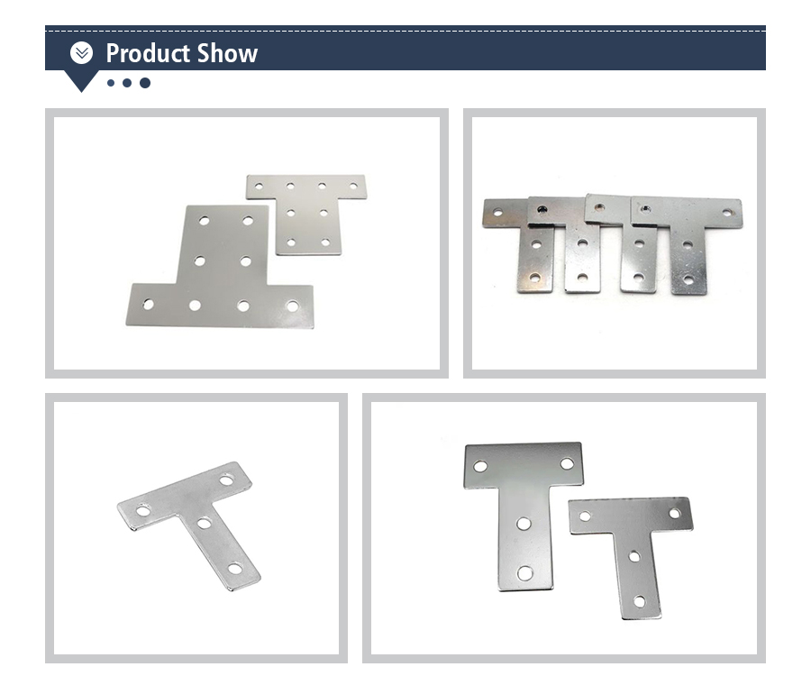 Aluminum T-connector plate