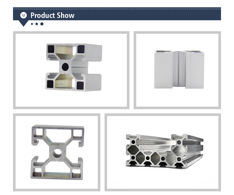 Assembly line aluminum profiles factory