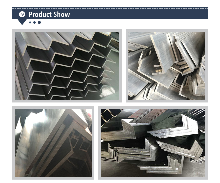 L-shaped aluminium profile production
