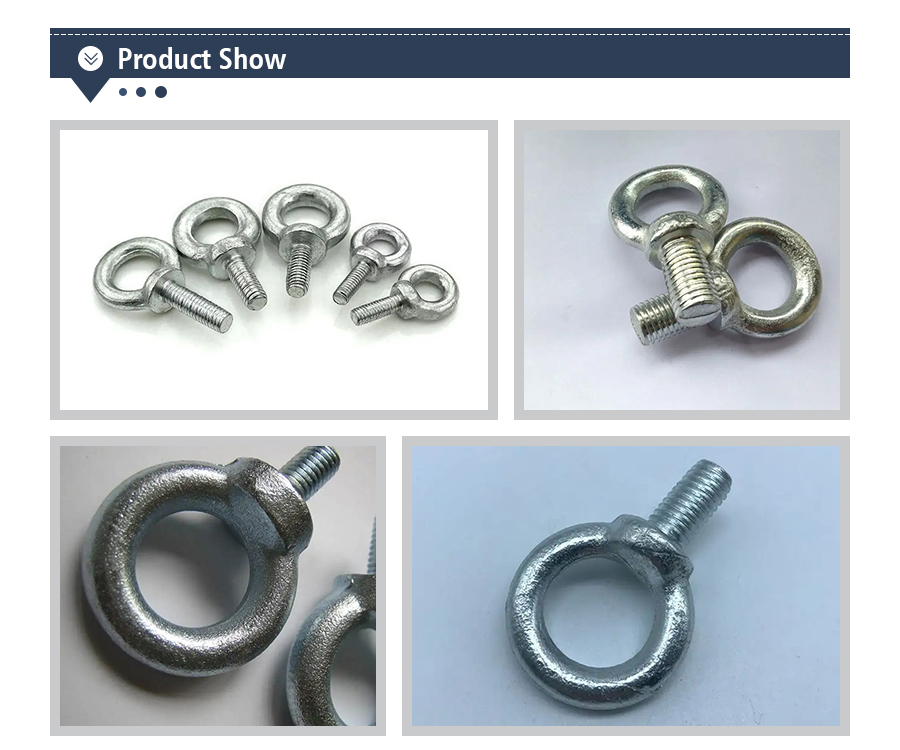 Aluminum eye bolts