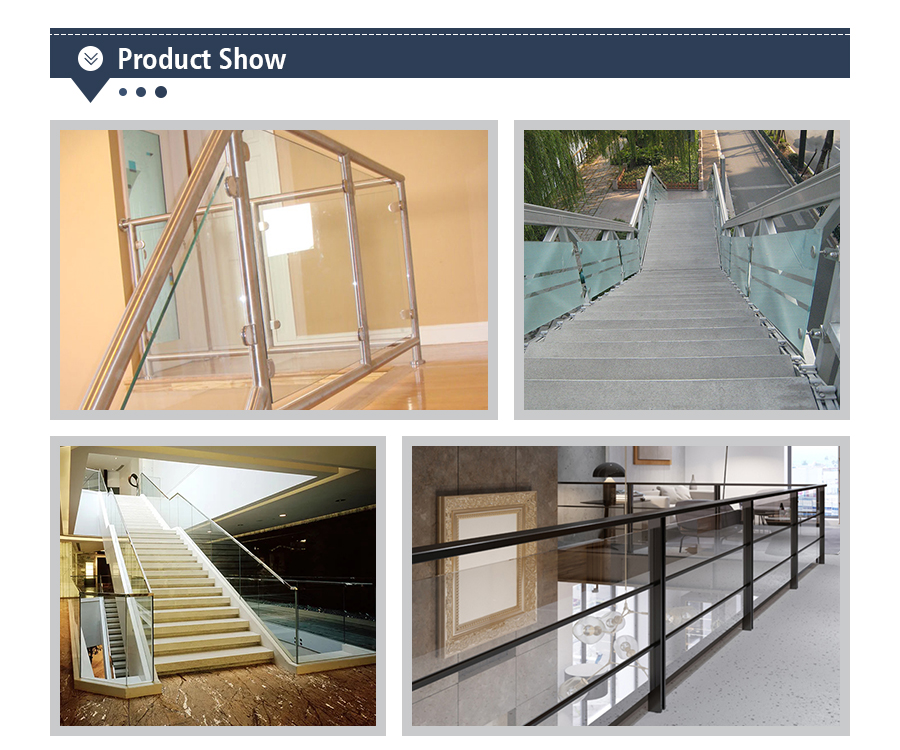 Aluminum glass railing production