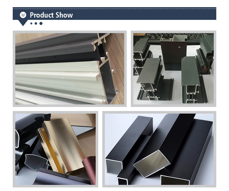 Powder coated aluminum profiles for sale