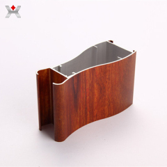 Wood grain aluminium profile manufacturer