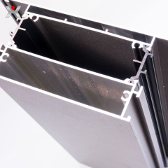 Powder coated aluminum profiles production