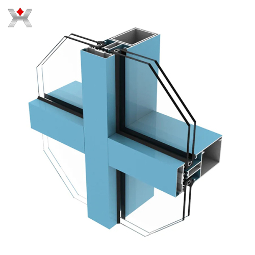 Exposed frame aluminum curtain wall supplier