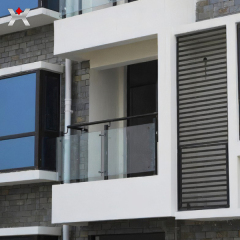 Aluminum glass railing production