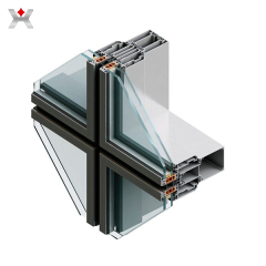 Aluminum curtain wall production