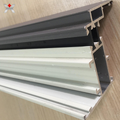 Powder coated aluminum profiles production