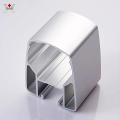 Powder coated aluminum profiles production