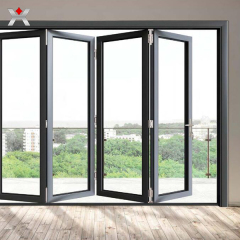 Aluminum folding door production