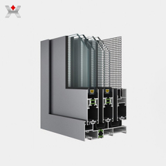 Aluminum sliding window profile