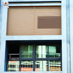 Aluminum window shutters production