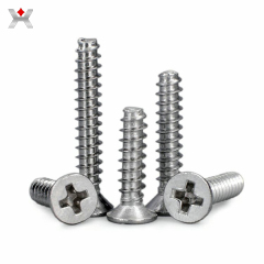 Flat head machine screws supplier