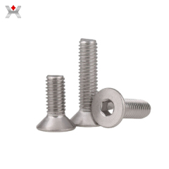 Flat head machine screws in china