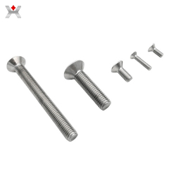 Flat head machine screws in china