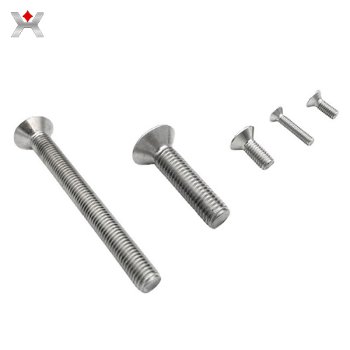 Flat head machine screws in china