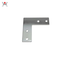 Aluminum L shape corner plate