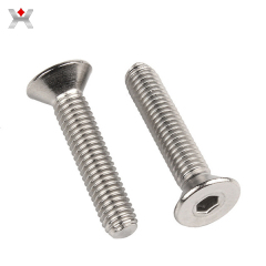 Flat head machine screws in china