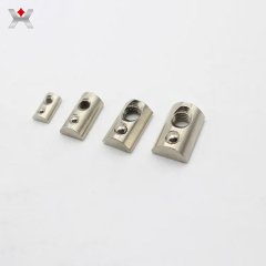 Elastic nut block production
