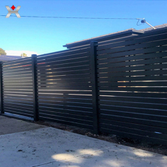 Modern aluminium fencing