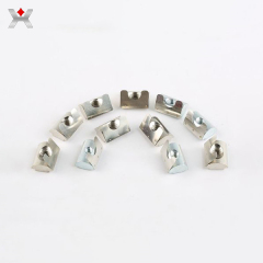 Elastic nut block production