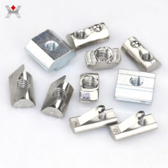 Elastic nut block production