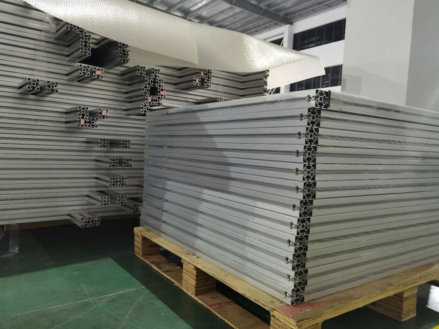 What equipment is needed to produce industrial aluminum profiles?