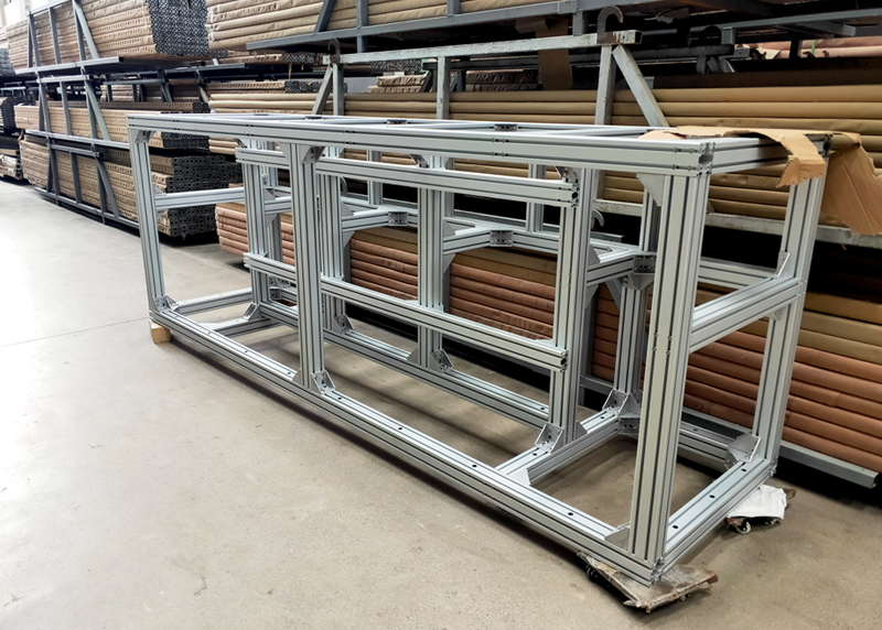 Various assembly methods of industrial aluminum alloy frame?