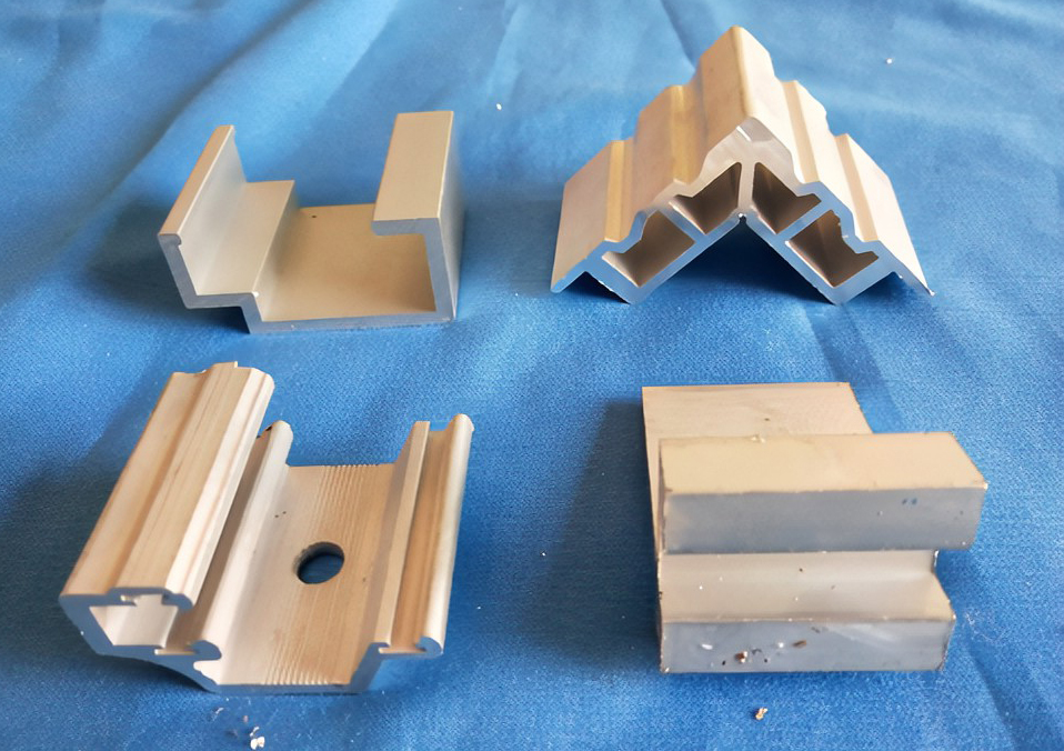 When aluminum profiles are framed, there is a certain distance between materials