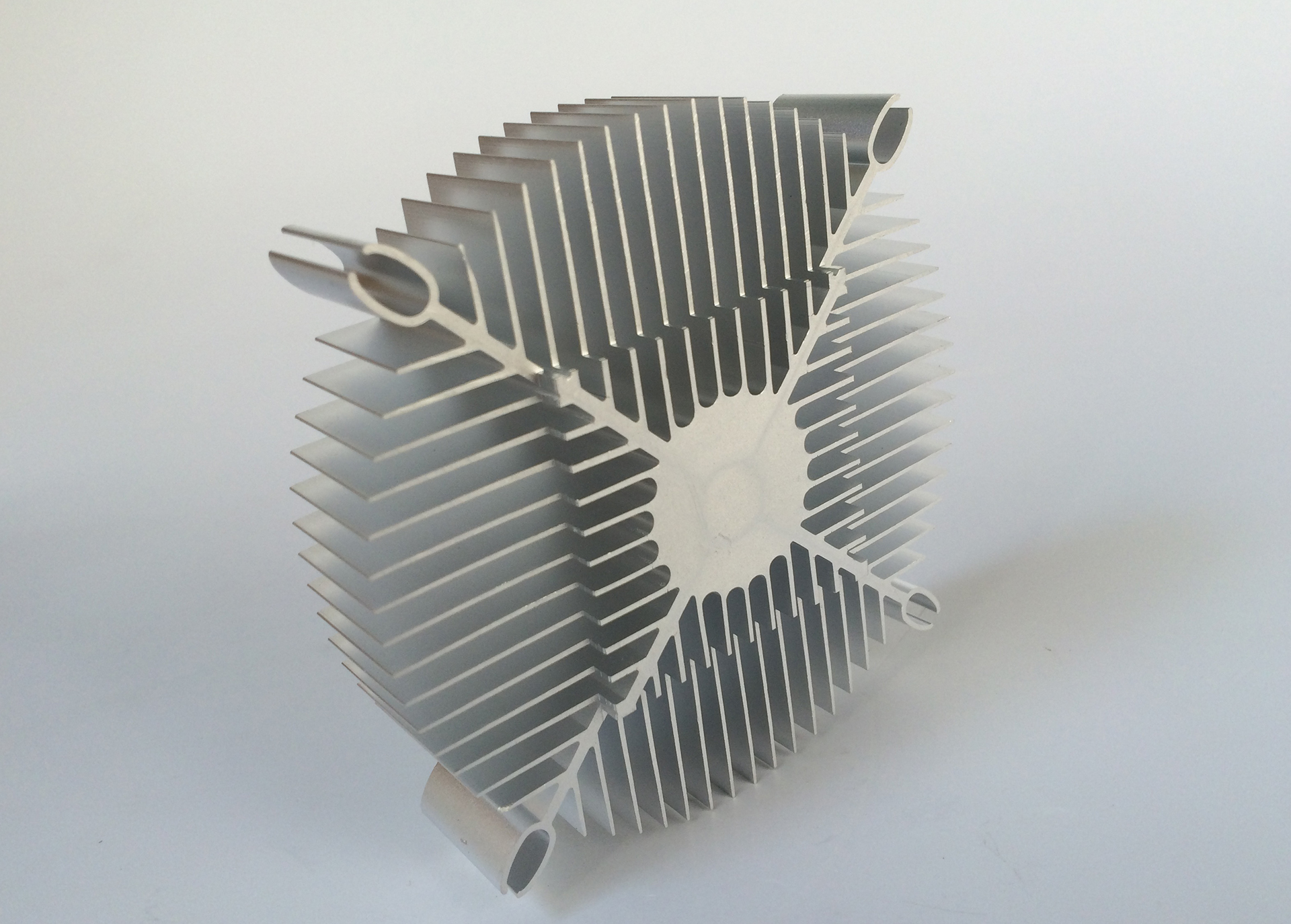 Do you know what finishes are available for aluminum radiator profiles?