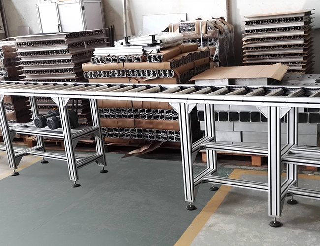 Application of assembly line aluminum profiles in the field of assembly line