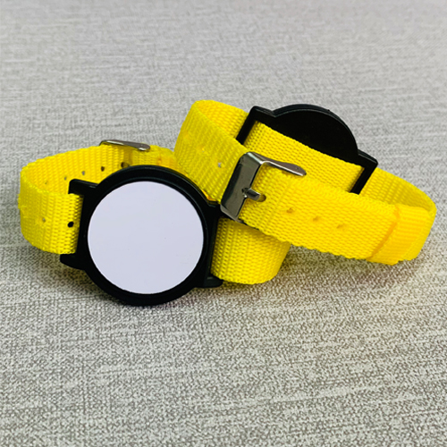 RFID Adjustable Nylon Belt Wristband for Access Control