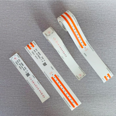 Custom PVC disposable thermal hospital patient id wristbands medical id bracelets for newborn