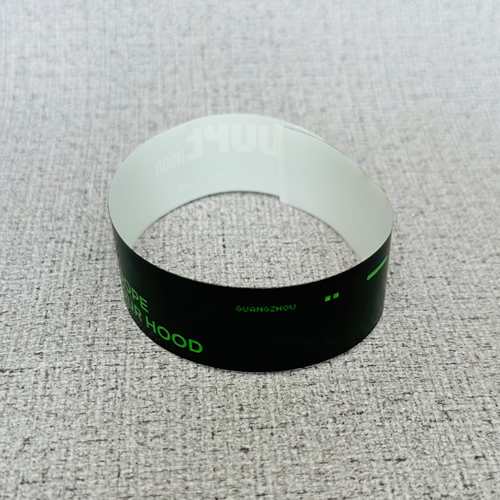 PP synthetic paper printable disposable paper wristband for events